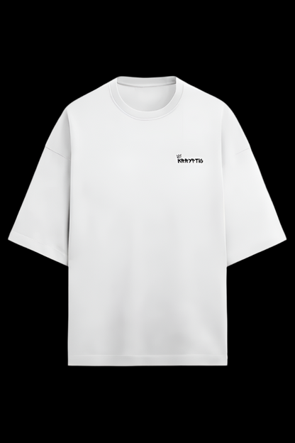 Krryptic Men’s Terry Oversized Tee (Bright Edition) – Clean Look, Heavyweight Feel