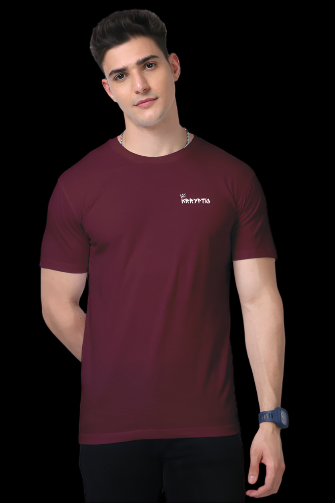 Krryptic Mr Minimalist Supima Dark – Luxury Cotton Tee for All-Day Hustle